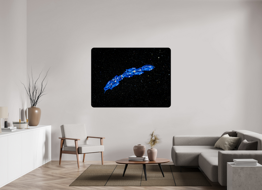 160 x 120 cm, HD Metal Print Spaceships. Colony