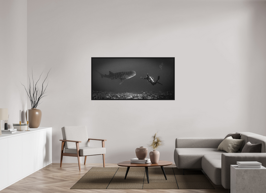 160 x 80 cm, MATT Framed wo Glass A HUGE Luck