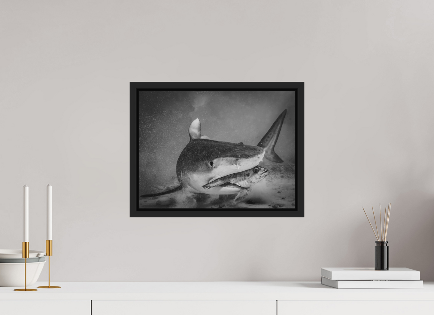 40 x 30 cm, Framed without glass Be the Big Fish!