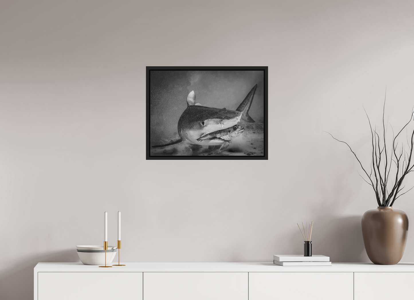 60 x 45 cm, Framed without glass Be the Big Fish!
