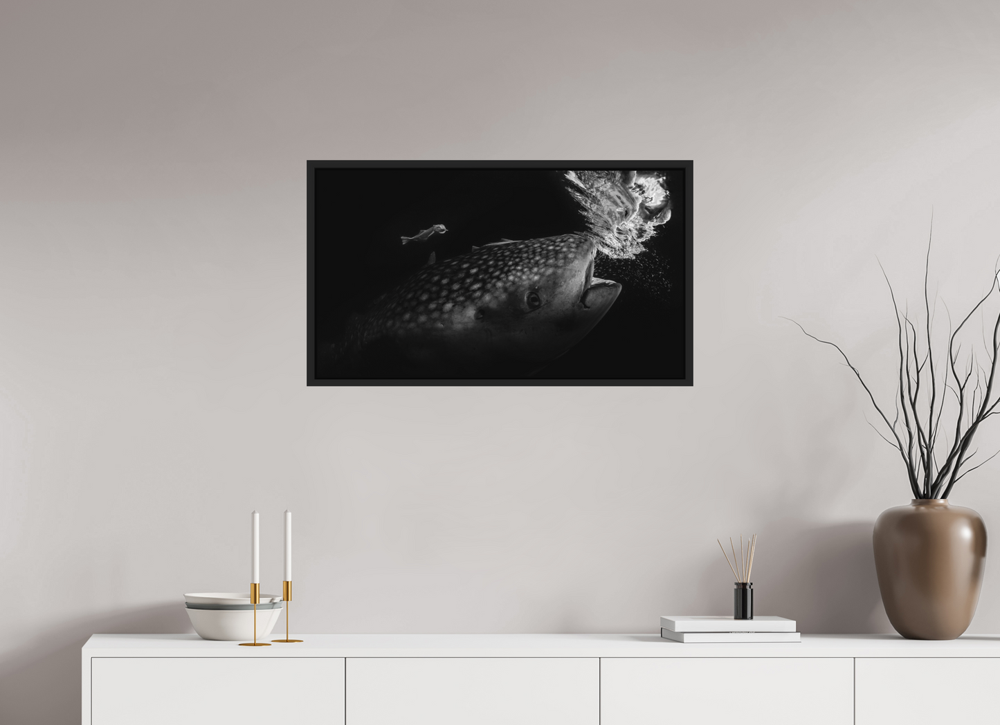 80 x 45 cm, Framed without glass Dinner for Two, 2020