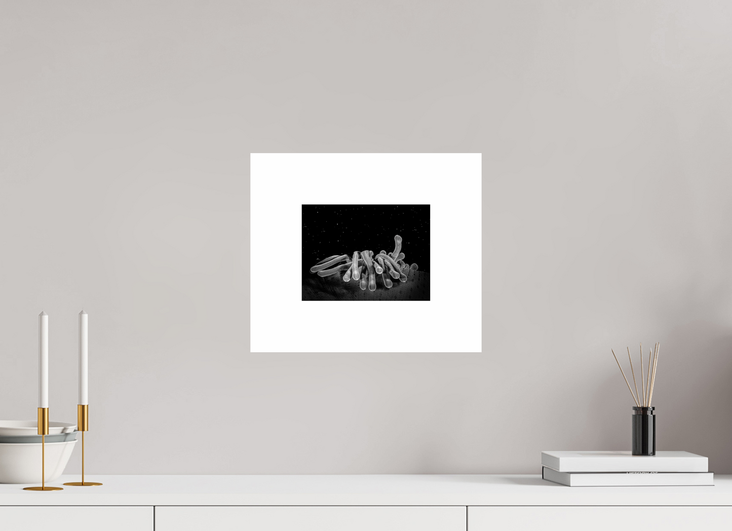 20 x 15 cm, Unframed Cosmic Corals