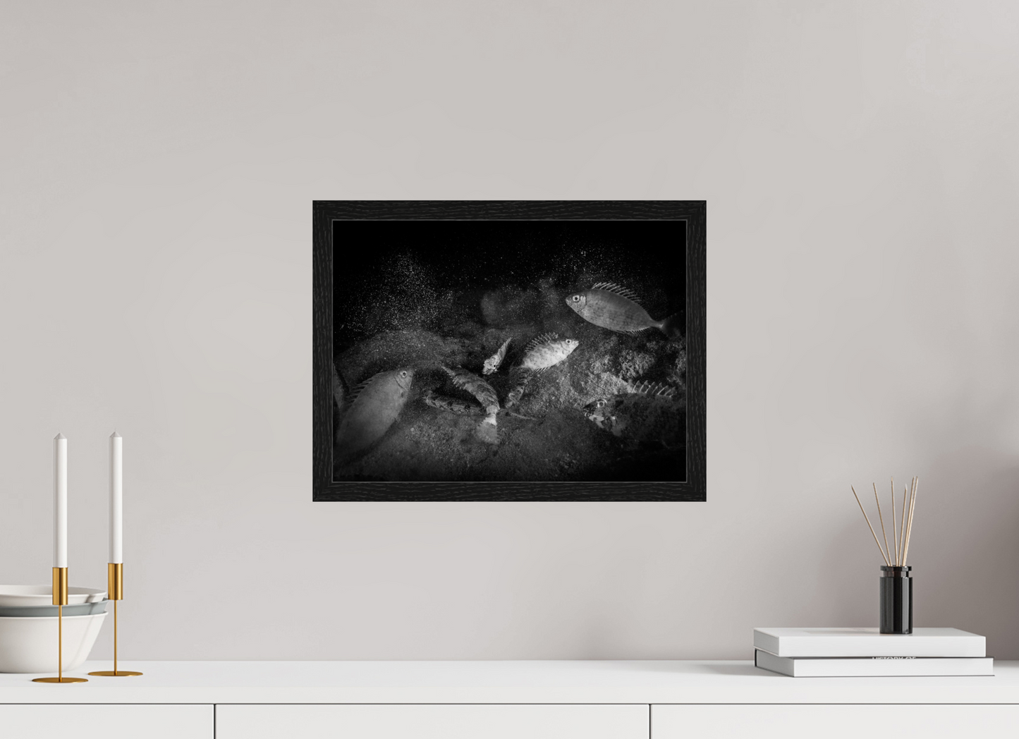 40 x 30 cm, Framed without glass Time to Go to Bed