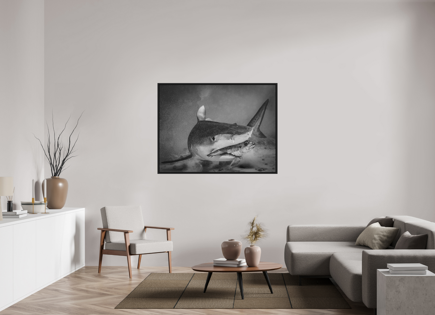 140 x 105 cm, Framed without glass Be the Big Fish!